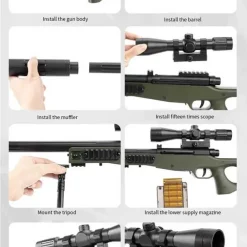 AWM Shell Ejection Sniper Rifle Toy Gun