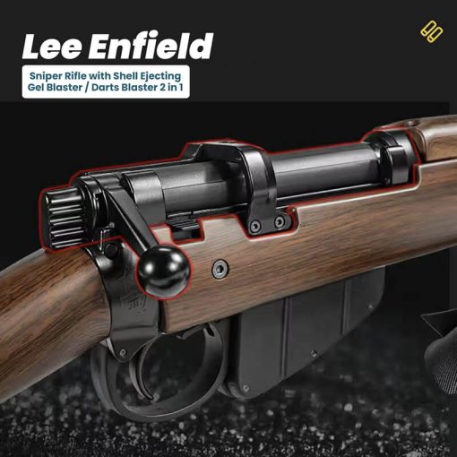 Lee Enfield Sniper Rifle with Shell Ejecting