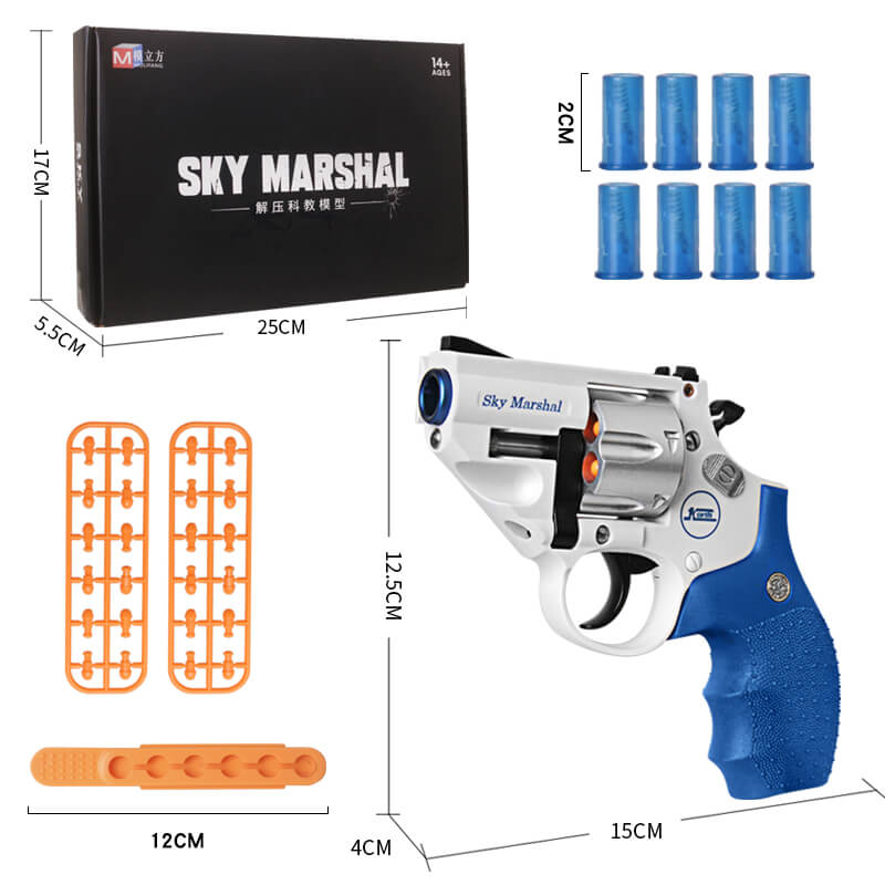 Sky Marshal Double Action Revolver Dart Blaster